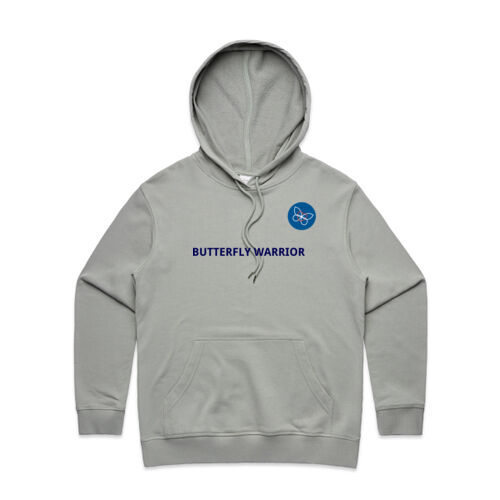 Blue Butterfly Warrior Hoodie  Thumbnail